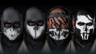CALL OF DUTY GHOST Mask and Warpaint
