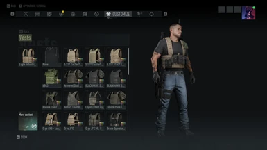 Modifies Eagle Industries chest rig