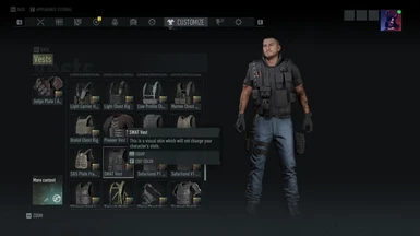 Replaces SWAT vest (MALE ONLY)