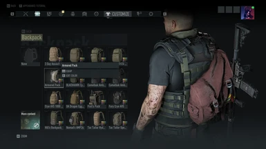 Replaces armor backpack