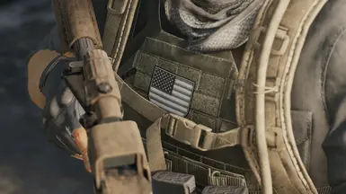 US Black Flag Patches
