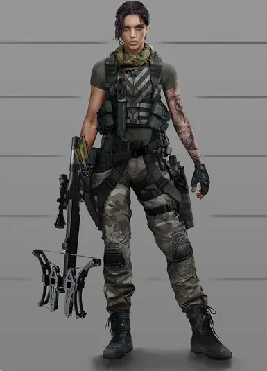 Aisha "Yellowleg" Kubar - Concept Art