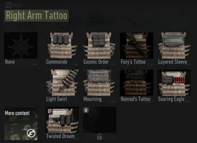 V2 Right Arm Tattoos -->