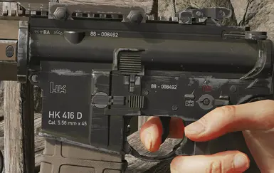 Proper HK416 Receiver Markings