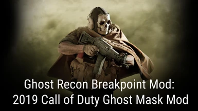 2019 Call of Duty Ghost Mask Mod