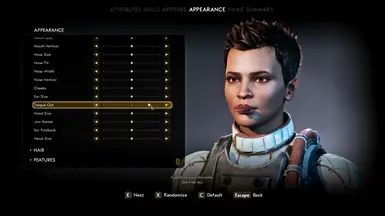 Character Creator Extended and New Facial Sliders at The Outer Worlds ...