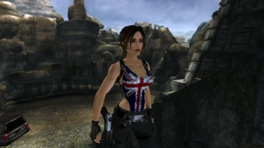 Tomb Raider Legend Union Jack pants