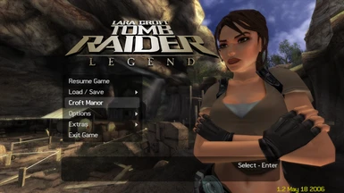 Legend Lara for Peru's main menu instead of Classic.