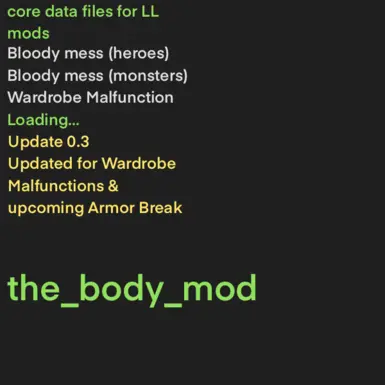 LL - The Body Mod