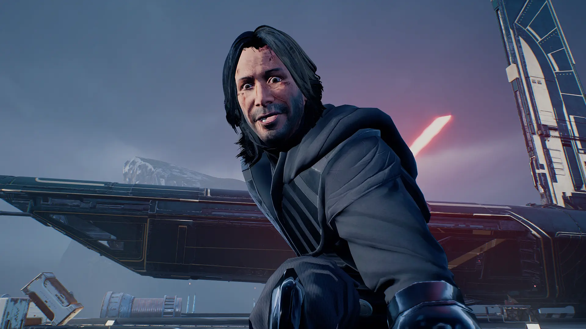 Keanu Reeves ( Now with facial animations ) at Star Wars Jedi: Fallen ...