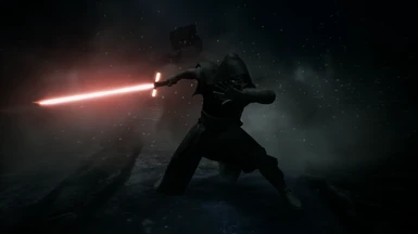 Kylo Ren saber with crossguards