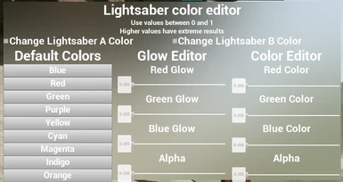 Lightsaber Color Studio