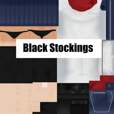 Full Black Stockings