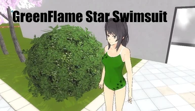 GreenFlame Star Swimsuit