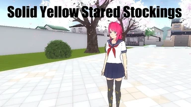 Yellow Stared Stockings