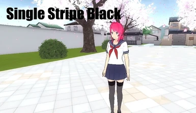 Single Stripe Black