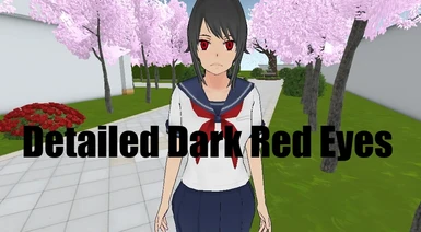 Detailed Dark Red Eyes