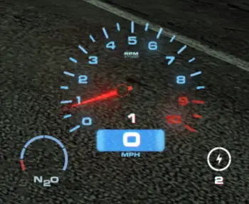 NFS 2015 speedometer