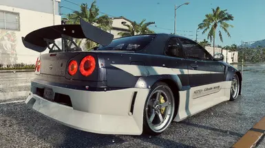 NFS Underground Carbon X Spoiler for the R34