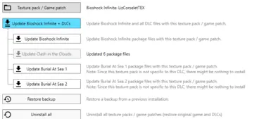 remember to apply texture pack to dlcs also 