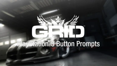 GRID - PlayStation 3 Button Prompts
