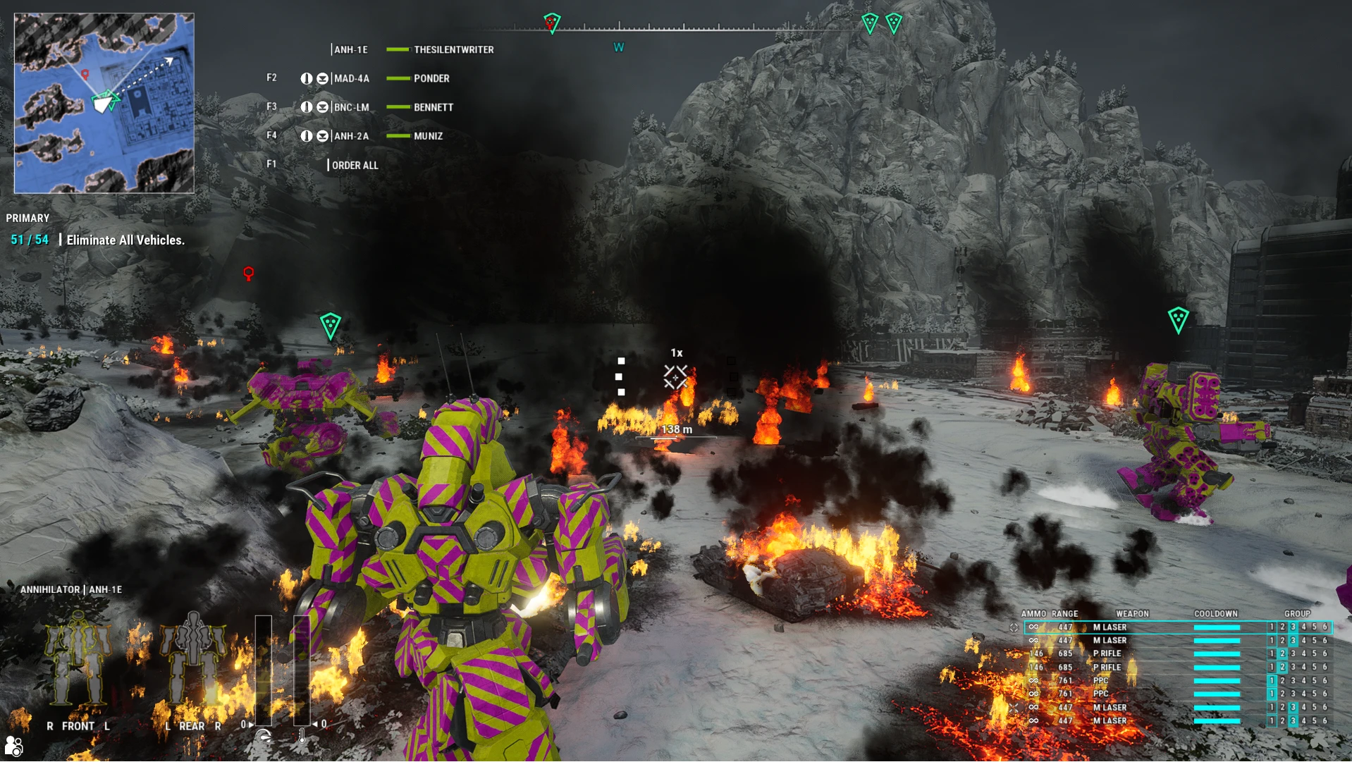 burning battlefield at MechWarrior 5: Mercenaries Nexus - Mods and ...