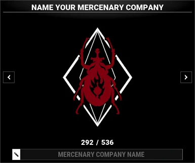 Upscaled black inferno logo, in the Faction Pack