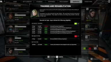 Training programs can be found in Hub worlds