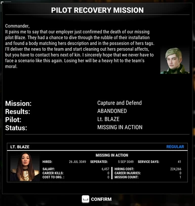 Mission to get back your missing Pilot