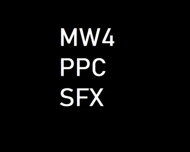 Mechwarrior 4 PPC Sound FX
