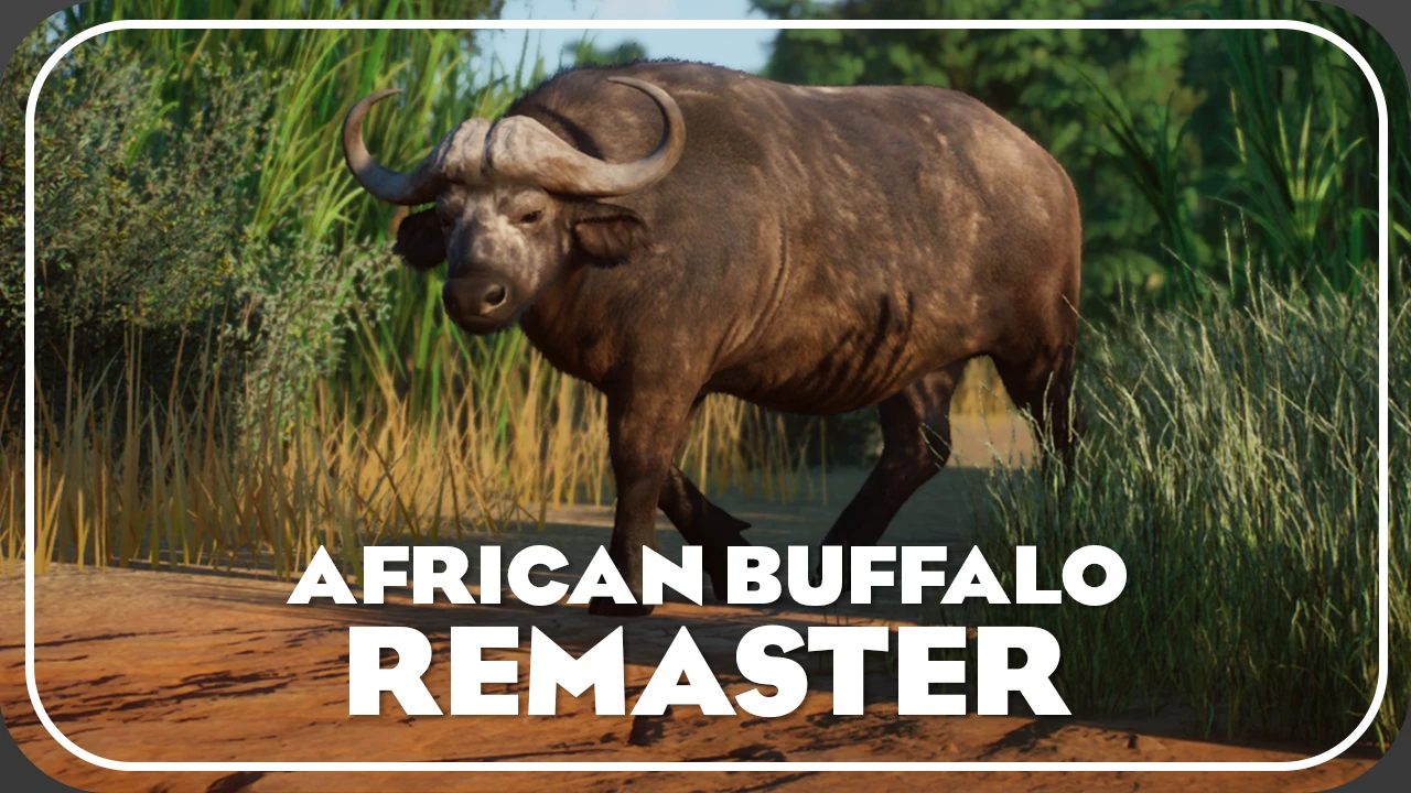 African Buffalo Remaster () at Planet Zoo Nexus - Mods and community