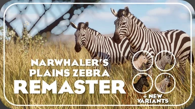 Narwhaler's Plains Zebra Remaster and New Variants (1.13)