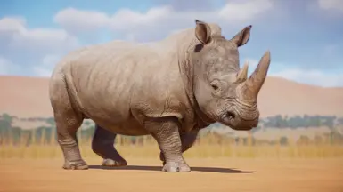 Southern White Rhinoceros Remaster (1.9) at Planet Zoo Nexus - Mods and ...