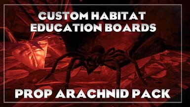 Custom Education boards - Prop Arachnids and scorpions