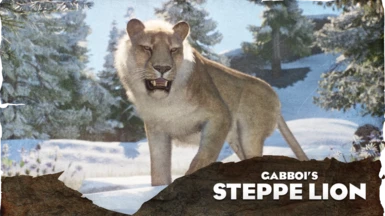 Steppe Lion (Cave Lion) - Extinct New Species (1.15)