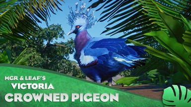 Victoria Crowned Pigeon - New Species (1.13)