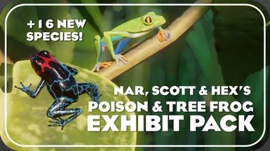 Exhibit Pack - Poison and Tree Frogs (1.16)