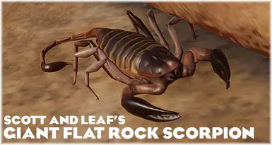 Giant Flat Rock Scorpion - New Exhibit Species (1.16)