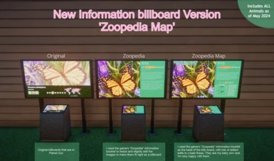 Zoopedia Information Billboards