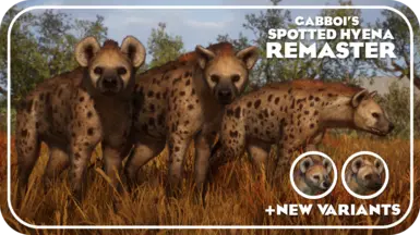 Spotted Hyena Remaster and New Variants (1.18)