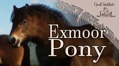 Exmoor Pony - New Domestic Species (1.18)