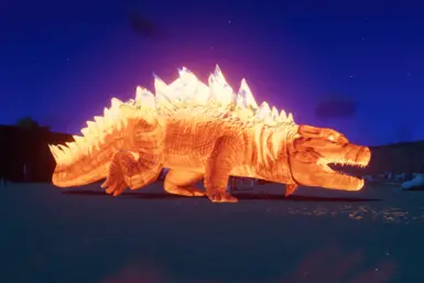 Albino skin with Lighting scenery