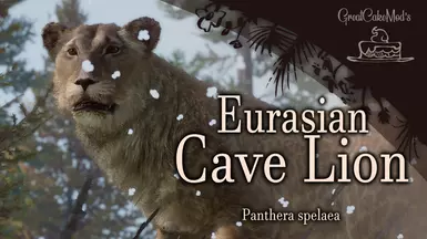 Eurasian Cave Lion (Panthera spelaea) - New Extinct Species (1.19)