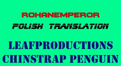 Chinstrap Penguin (LeafProductions) Polish translation