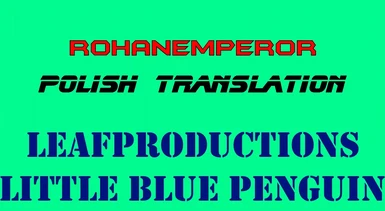Blue Penguin (LeafProductions) Polish translation