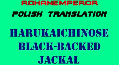 Black-backed jackal (HarukaIchinose) Polish translation