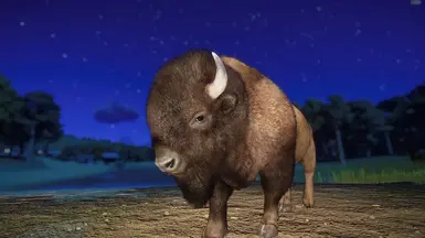 night at the museum bison