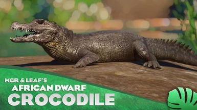 African Dwarf Crocodile - New Species (1.14)