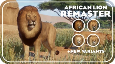 African Lion Remaster and New Variants (1.15)