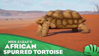 African Spurred Tortoise - New Species (1.13)